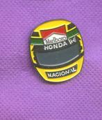 pins casque  honda cigarettes marlboro za108, Collections, Envoi, Utilisé, Sport, Insigne ou Pin's