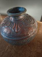 Koperen pot met detailwerk, Antiek en Kunst, Antiek | Brons en Koper, Ophalen