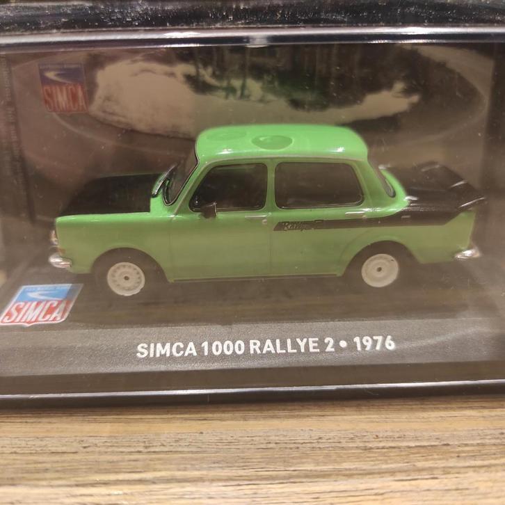 Simca 1000 Rallye 1976 in vitrinedoosje, ongeopende blister, Hobby en Vrije tijd, Modelauto's | 1:43, Ophalen of Verzenden