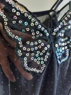 nuisette chemise nuit noire transparente papillon paillette, Vêtements | Femmes, Sous-vêtements & Lingerie, Plus d'étiquette, Enlèvement ou Envoi