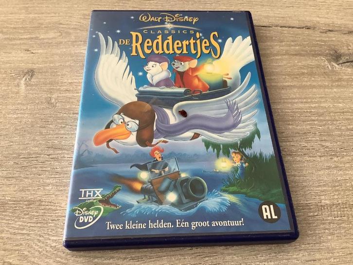 Walt Disney De Reddertjes DVD (2002), Cd's en Dvd's, Dvd's | Tekenfilms en Animatie, Zo goed als nieuw, Europees, Tekenfilm, Alle leeftijden