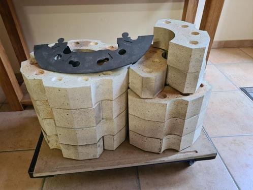 Briques réfractaires pour poêle à bois STUV 30H, Huis en Inrichting, Kachels, Zo goed als nieuw, Vrijstaand, Overige soorten, Hout
