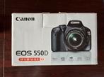 Canon EOS 550D spiegelreflexcamera, Audio, Tv en Foto, Fotocamera's Digitaal, Ophalen, Zo goed als nieuw, Canon