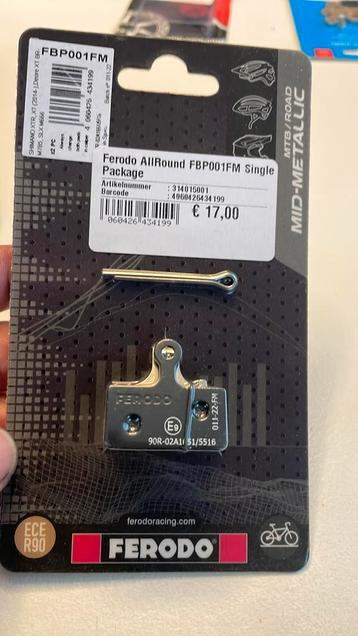 Schijfremblok Ferodo allround FBP001FM beschikbaar voor biedingen