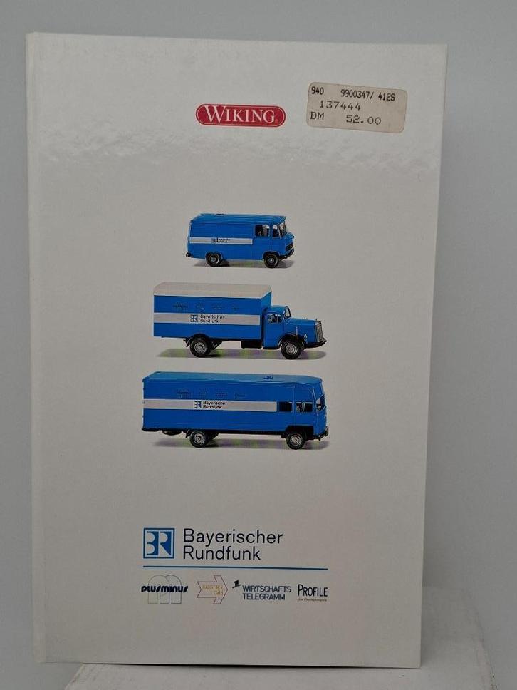 Wiking 1/87 set Televisie / Radio voertuigen Beieren, Hobby en Vrije tijd, Modelauto's | 1:87, Zo goed als nieuw, Bus of Vrachtwagen