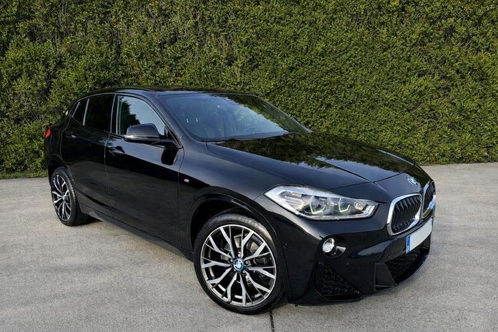 BMW X2 1.8i Pack M/2019/1240000km., Autos, BMW, Particulier, X2, Essence, Euro 6, SUV ou Tout-terrain, Automatique, Noir, Noir