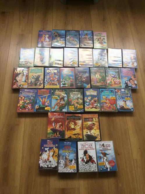 Disney videobanden classics video band origineel + vervolgde, CD & DVD, VHS | Enfants & Jeunesse, Comme neuf, Dessins animés et Film d'animation