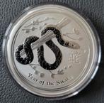 2 oz .999 zilveren munt 'Year of the Snake', Timbres & Monnaies, Monnaies | Océanie, Enlèvement ou Envoi, Monnaie en vrac, Argent