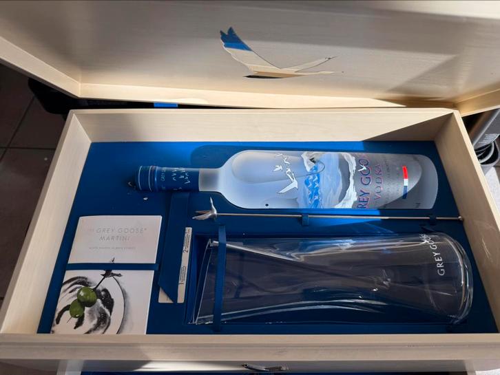 Grey goose collectors Martini gift set, Verzamelen, Glas en Drinkglazen, Nieuw, Ophalen