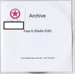 ARCHIVE - FEEL IT (RADIO EDIT) - UK PROMO CD SINGLE, Comme neuf, 1 single, Autres genres, Envoi