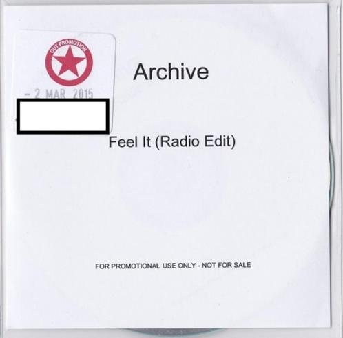 ARCHIVE - FEEL IT (RADIO EDIT) - UK PROMO CD SINGLE, CD & DVD, CD Singles, Comme neuf, Autres genres, 1 single, Envoi