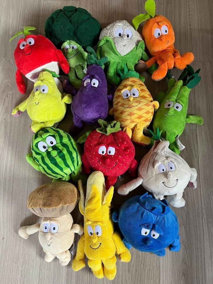 Vitaminis set van 14 stuks (volledig), Kinderen en Baby's, Speelgoed | Knuffels en Pluche, Zo goed als nieuw, Ophalen of Verzenden