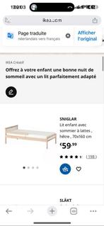 1 Lit enfant + 2 matellas, Maison & Meubles, Enlèvement, Comme neuf