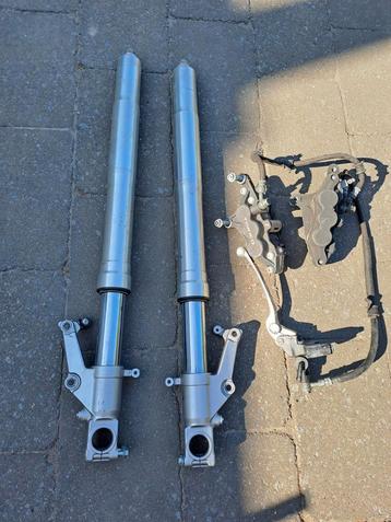 Kawasaki exup vorkbenen + 3pomp Tokico klauw ZX10R ZX7R ZXR  beschikbaar voor biedingen
