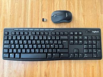Logitech K270 Clavier Sans Fil + Logitech M185 Silent Souris beschikbaar voor biedingen