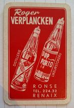 Speelkaart stokerij, distillerie, Verplancken Ronse_26, Verzamelen, Speelkaarten, Jokers en Kwartetten, Ophalen of Verzenden, Zo goed als nieuw