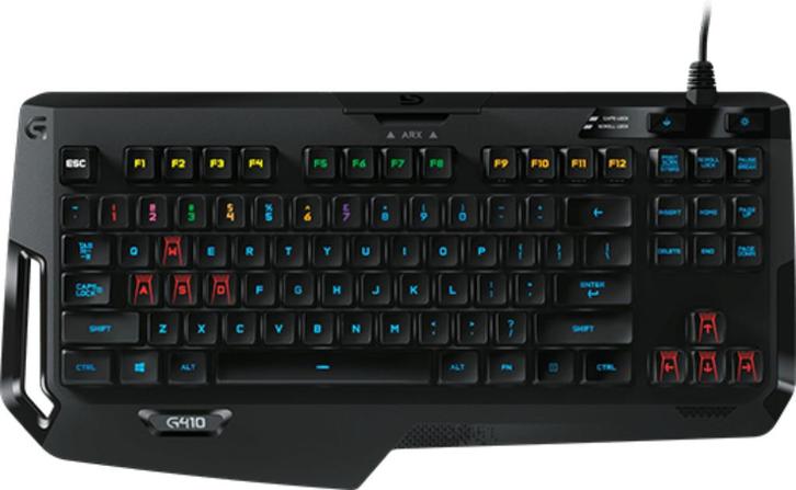 Logitec G410 toetsenbord, Computers en Software, Toetsenborden, Zo goed als nieuw, Azerty, Bedraad, Gaming toetsenbord, Ophalen of Verzenden