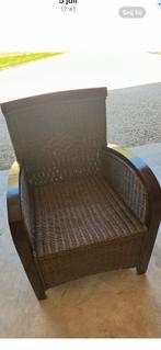 Rieten fauteuil, Ophalen, Gebruikt