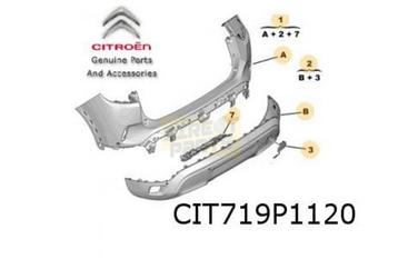 Citroën C5 Aircross (12/18-5/22) achterbumper (Te Spuiten) (