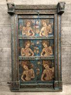 Antieke poort uit India, 100 tot 150 cm, Ophalen of Verzenden, Zo goed als nieuw, Hout
