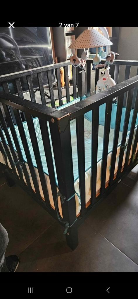 Babypark zwart, Kinderen en Baby's, Babyparken, Gebruikt, Ophalen