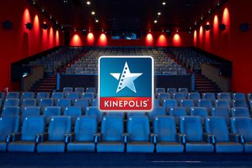 Tickets de cinema Kinepolis, Trois personnes ou plus, Ne s'applique pas, Billet gratuit pour tous les films