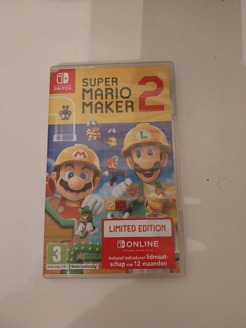 Super Mario Maker 2 Nintendo Switch, Consoles de jeu & Jeux vidéo, Jeux | Nintendo Switch, Comme neuf, Aventure et Action, 1 joueur