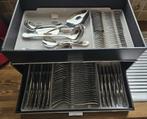 72 delig inox bestekkoffer, Huis en Inrichting, Keuken | Bestek, Ophalen, Zo goed als nieuw, Inox of Chroom