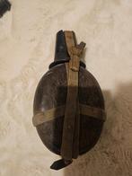 Duitse drinkfles uit bamboe ww2, Ophalen of Verzenden, Landmacht