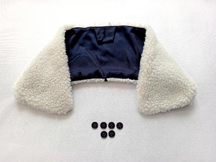 Col en faux mouton pour manteau Levi's inutilisé + 6 boutons, Kleding | Dames, Overige Dameskleding, Zo goed als nieuw, Ophalen of Verzenden