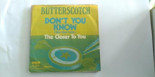 SINGEL BUTTERSCOTCH--DONT YOU KNOW---, Cd's en Dvd's, Vinyl Singles, Gebruikt, Single, Pop, 7 inch, Ophalen of Verzenden