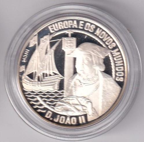 Portugal, 25 ECU, 1992, épreuve argent (Jaoa II), Timbres & Monnaies, Monnaies | Europe | Monnaies non-euro, Monnaie en vrac, Autres pays