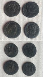 4 petites monnaies romaines (folles ou nummi), 294–350 AD, Enlèvement ou Envoi