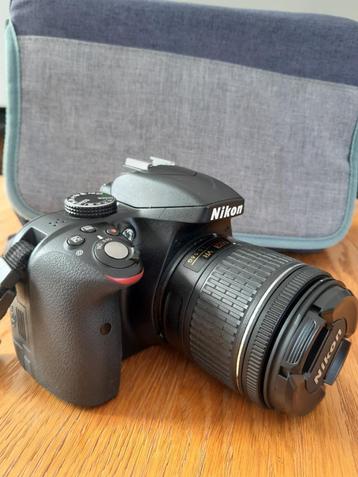 Nikon Digitale Reflexcamera D3300 18-55mm VR lens + tas
