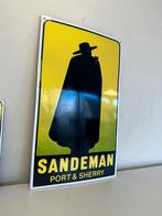 SANDEMAN emaille reclamebord, Reclamebord, Gebruikt, Ophalen of Verzenden