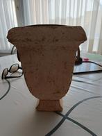 Aarden terra cotta bloempot, Tuin en Terras, Vierkant, Zo goed als nieuw, Terracotta, Tuin