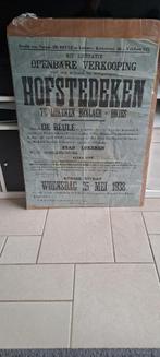 Affiche Openbare Verkooping Lokeren met zegel, Ophalen