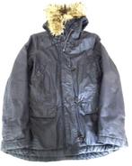 veste hiver M capuche et fourrure, Ophalen, Gedragen, Maat 38/40 (M), Blauw