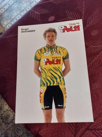 Wielerkaart : Sergei Ouchakov / Team Polti 1994 beschikbaar voor biedingen
