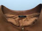 Massimo Dutti leder kleedje, small, Ophalen of Verzenden, Zo goed als nieuw, Maat 36 (S), Bruin
