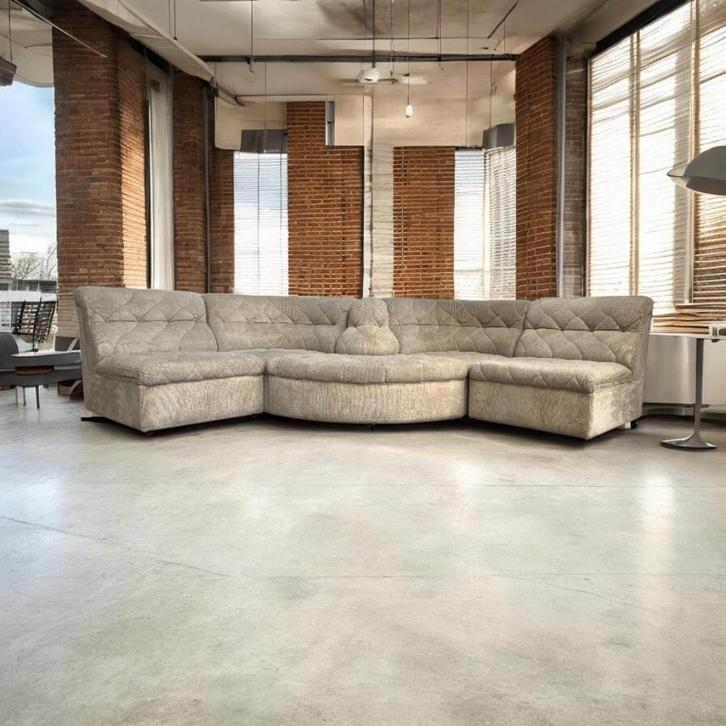 5 delig modulair zetel/ vintage salon/ retro fauteuil, Antiek en Kunst, Antiek | Meubels | Stoelen en Sofa's, Ophalen of Verzenden