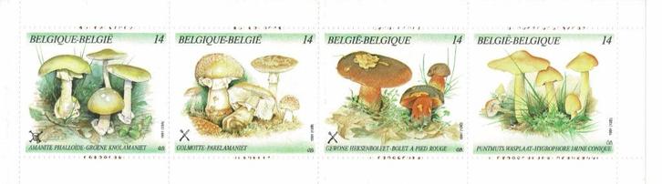 Postzegelboekje Paddestoelen 1991, Postzegels en Munten, Postzegels | Europa | België, Postfris, Orginele gom, Overig, Postfris