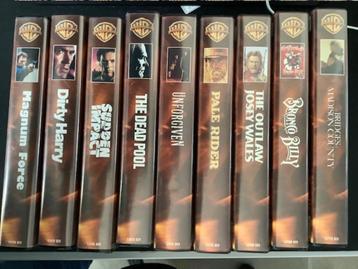 clint Eastwood collectie 9 vhs beschikbaar voor biedingen