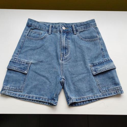 Jeansshort meisje mt 152/12j, Kinderen en Baby's, Kinderkleding | Maat 152, Zo goed als nieuw, Meisje, Broek, Ophalen of Verzenden