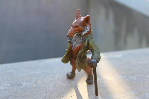 beeldje van een vos in een bronzen kostuum. BERGMANN, Antiek en Kunst, Antiek | Brons en Koper, Brons, Ophalen