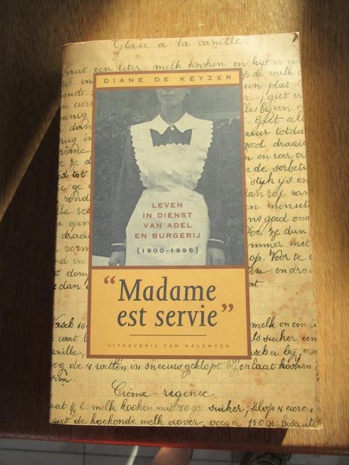 boek "Madame est servie"-Diane De Keyzer-1998-Nieuwstaat, Boeken, Overige Boeken, Zo goed als nieuw, Ophalen of Verzenden