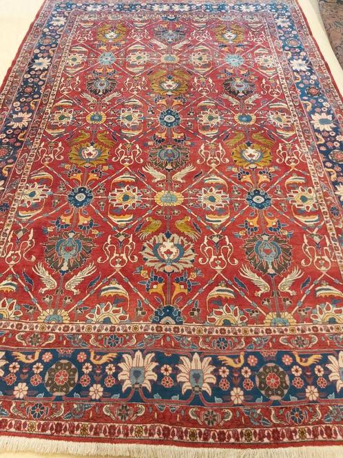 Antique persian hand made Varamin rug 308 cmx203 cm., Huis en Inrichting, Stoffering | Tapijten en Vloerkleden, Zo goed als nieuw