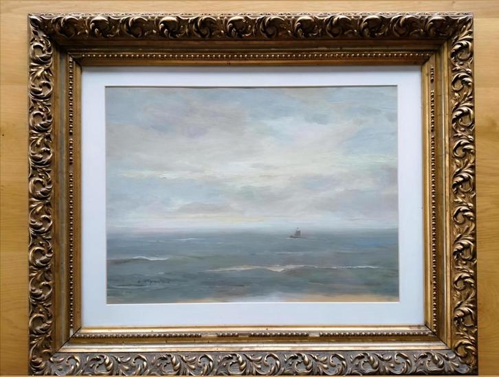 Marine Karel Heyndrickx, Antiek en Kunst, Kunst | Schilderijen | Klassiek, Ophalen of Verzenden