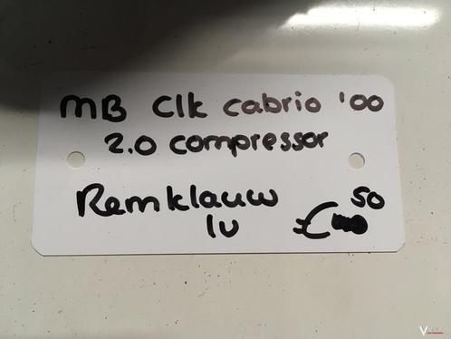 Mercedes  CLK Cabrio 2000 Remklauw Linksvoor of Rechtsvoor, Auto-onderdelen, Remmen en Aandrijving, Gebruikt, Ophalen of Verzenden