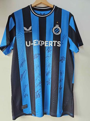 Gesigneerd Shirt Club Brugge (Vanaken, Jutglà, Tzolis,...) beschikbaar voor biedingen